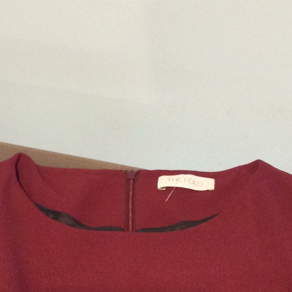 The FOLD Pleated Mini Dress Sz 16 - Picture 3 of 9